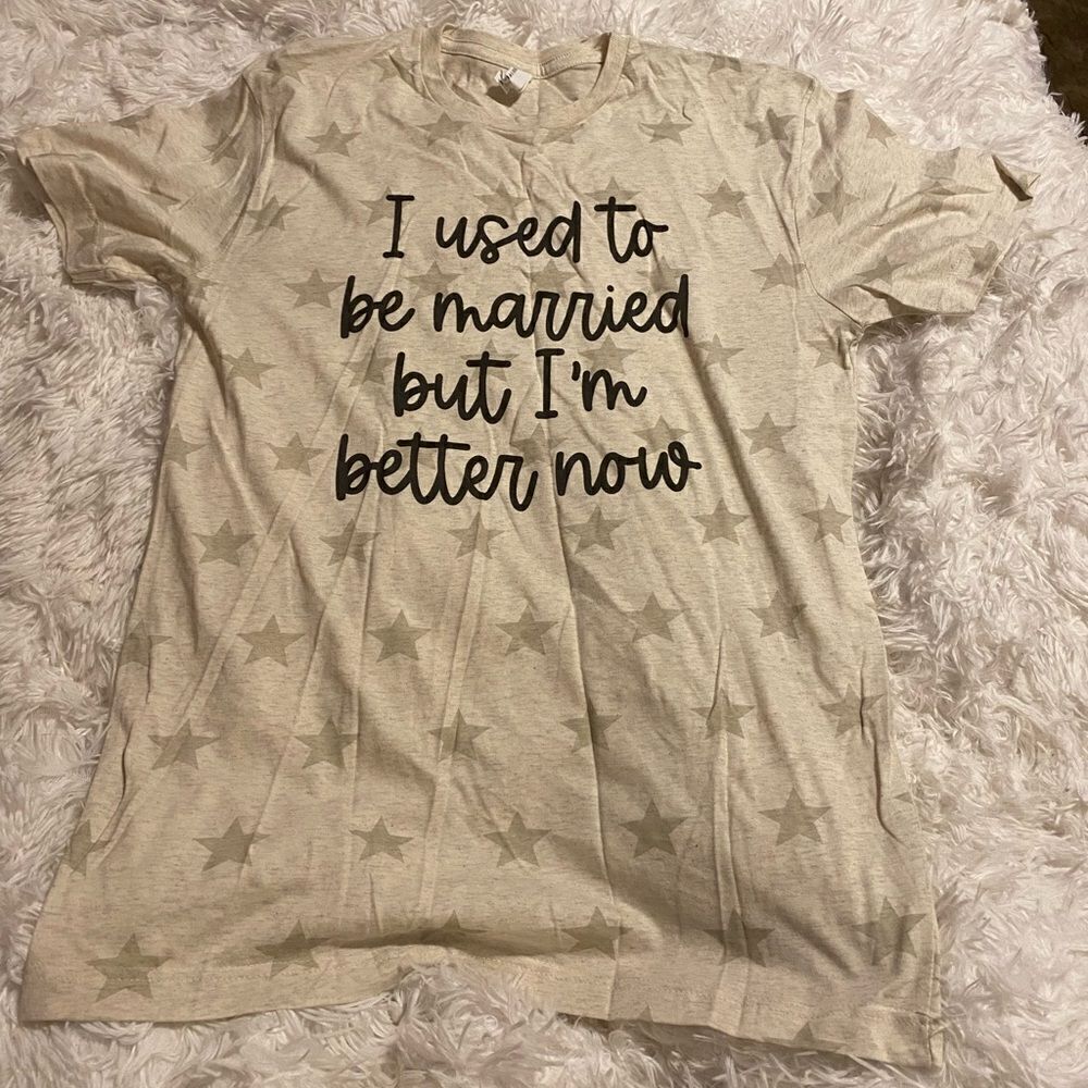 Women’s Code Five LAT Apparel Medium “Used To Be Married” Shirt